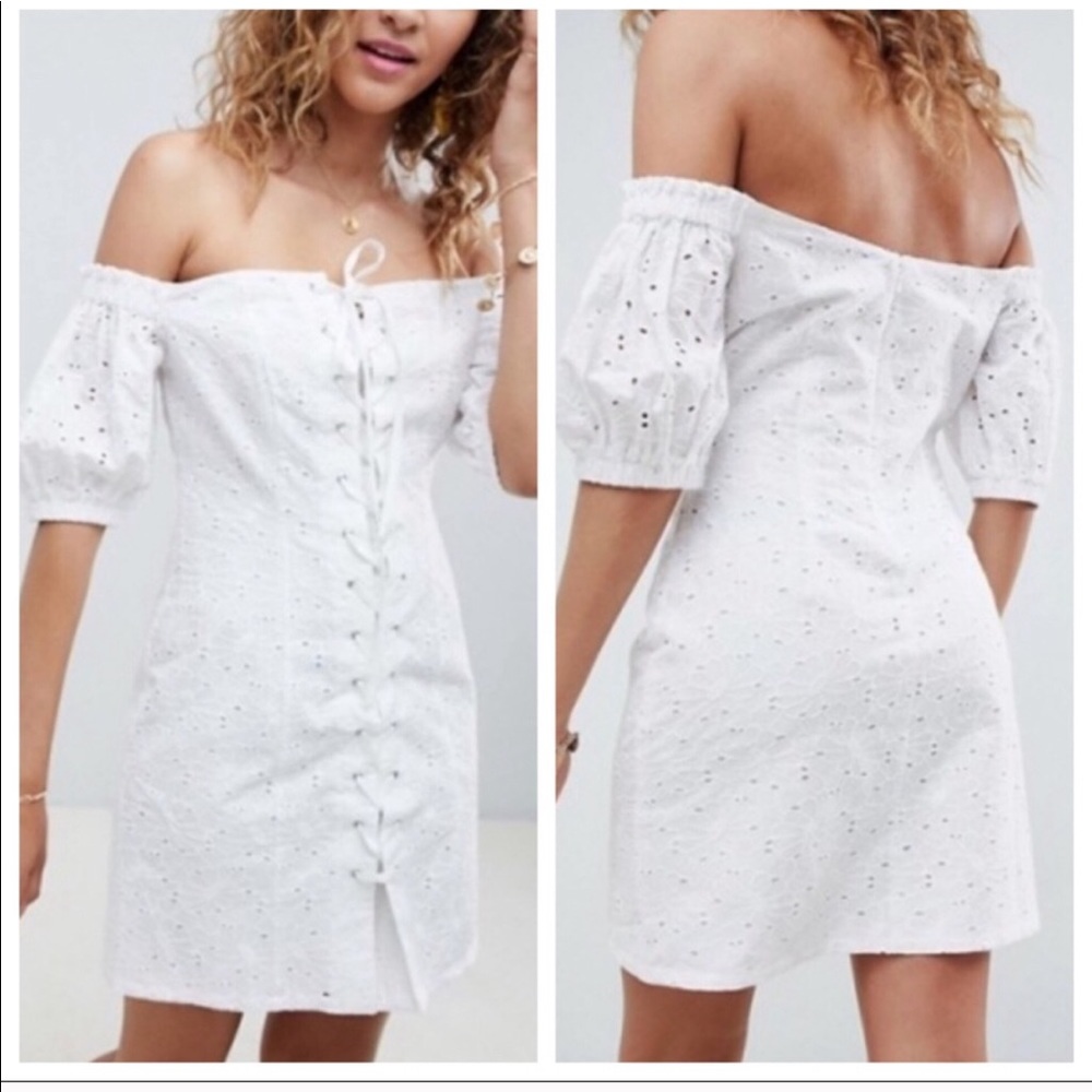 White Eyelet Dress